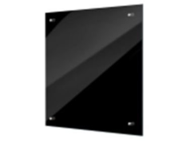 Стеклянная панель 9005 RAL (черное) УЮТ 600*600*4